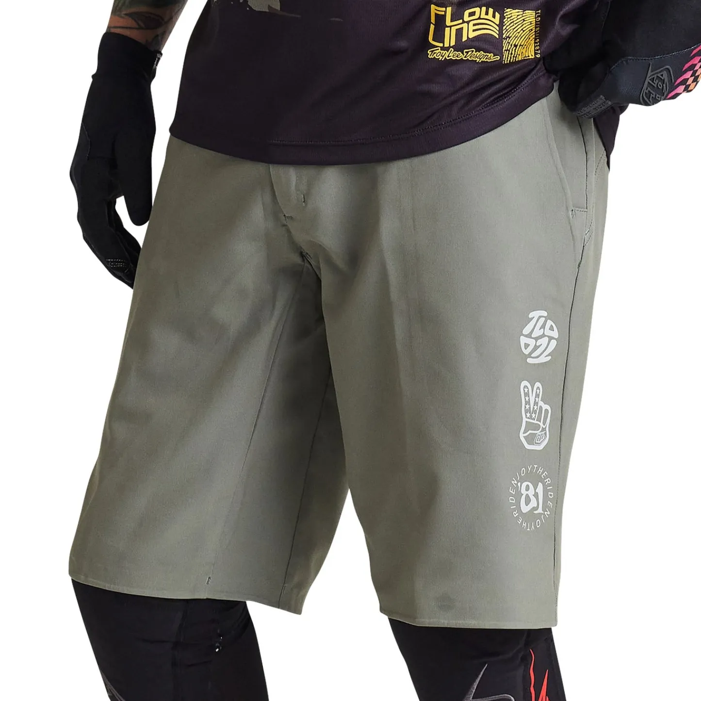 Troy Lee Designs Flowline|Trail^Flowline Superlyte Short Mono Olive