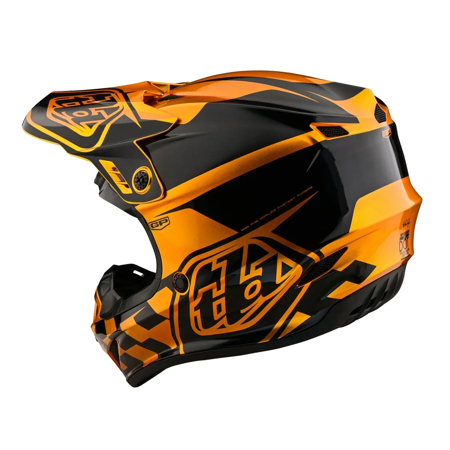 Troy Lee Designs Gp|Off Road^GP Helmet Check Up Gold / Black