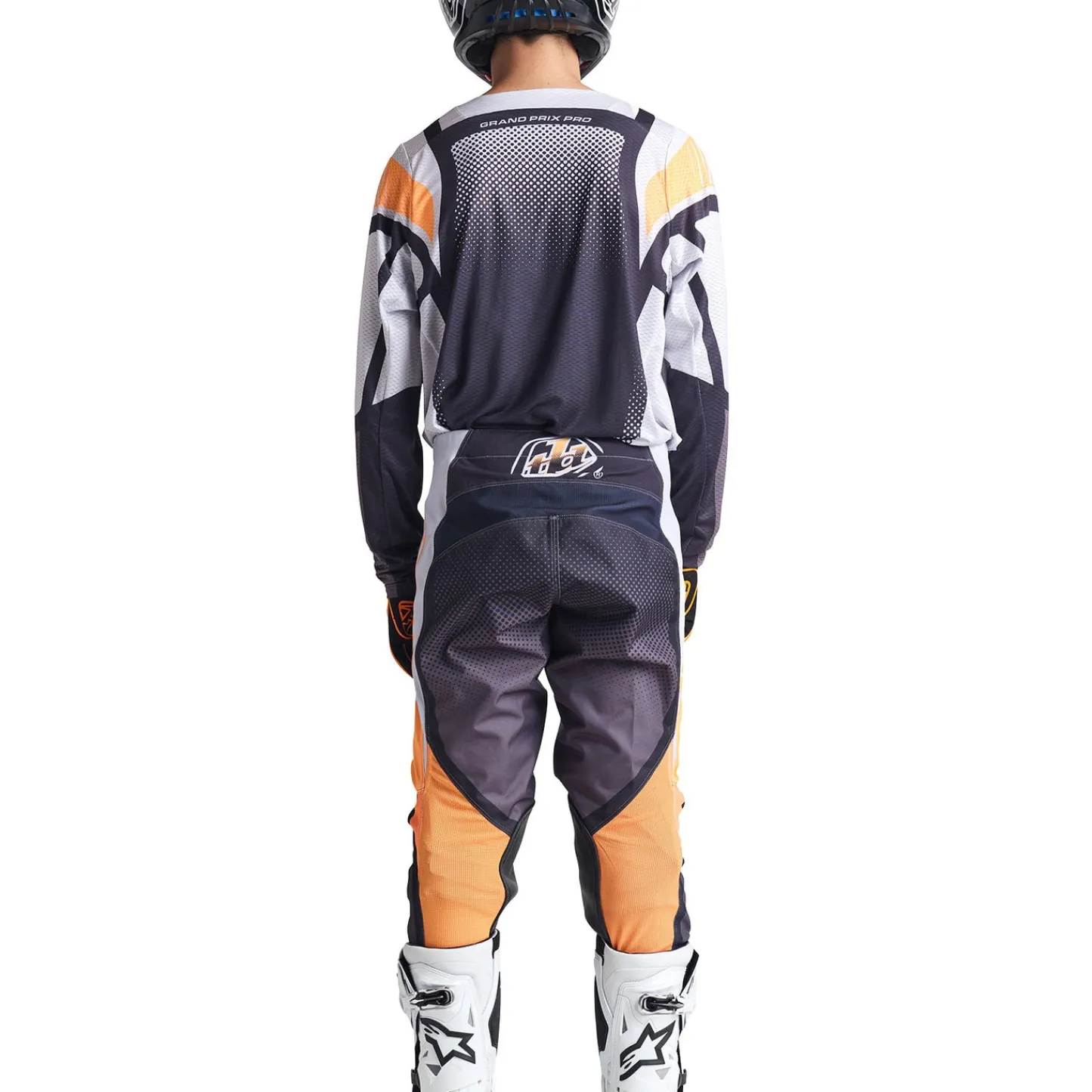 Troy Lee Designs Gp Pro|Gp Pro Air^GP Pro Air Jersey Bands Gray / Neo Orange
