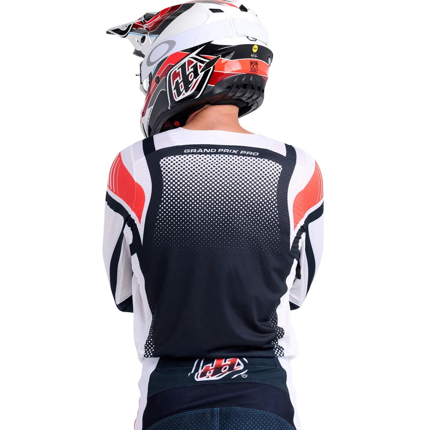 Troy Lee Designs Gp Pro Air|Gp Pro^GP Pro Air Jersey Bands White / Indigo