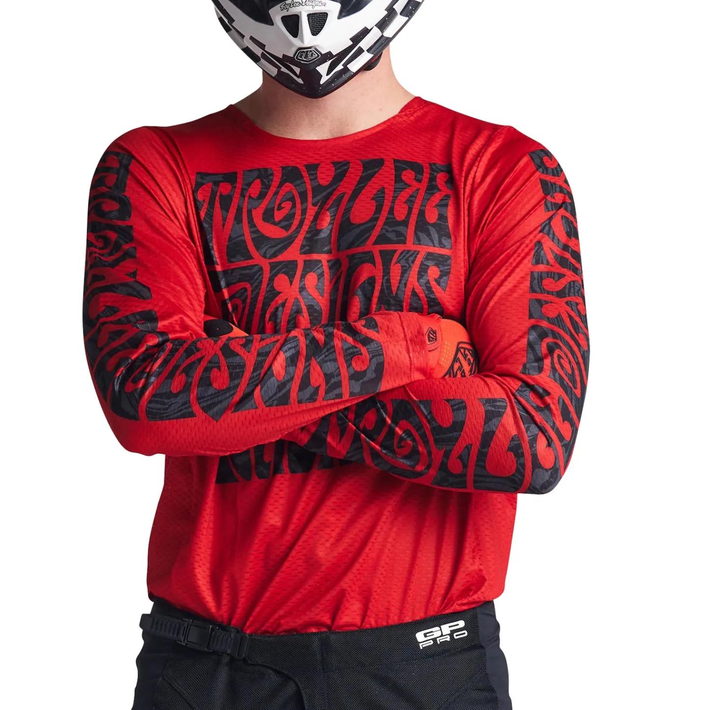 Troy Lee Designs Gp Pro Air|Gp Pro^GP Pro Air Jersey Manic Monday Deep Red