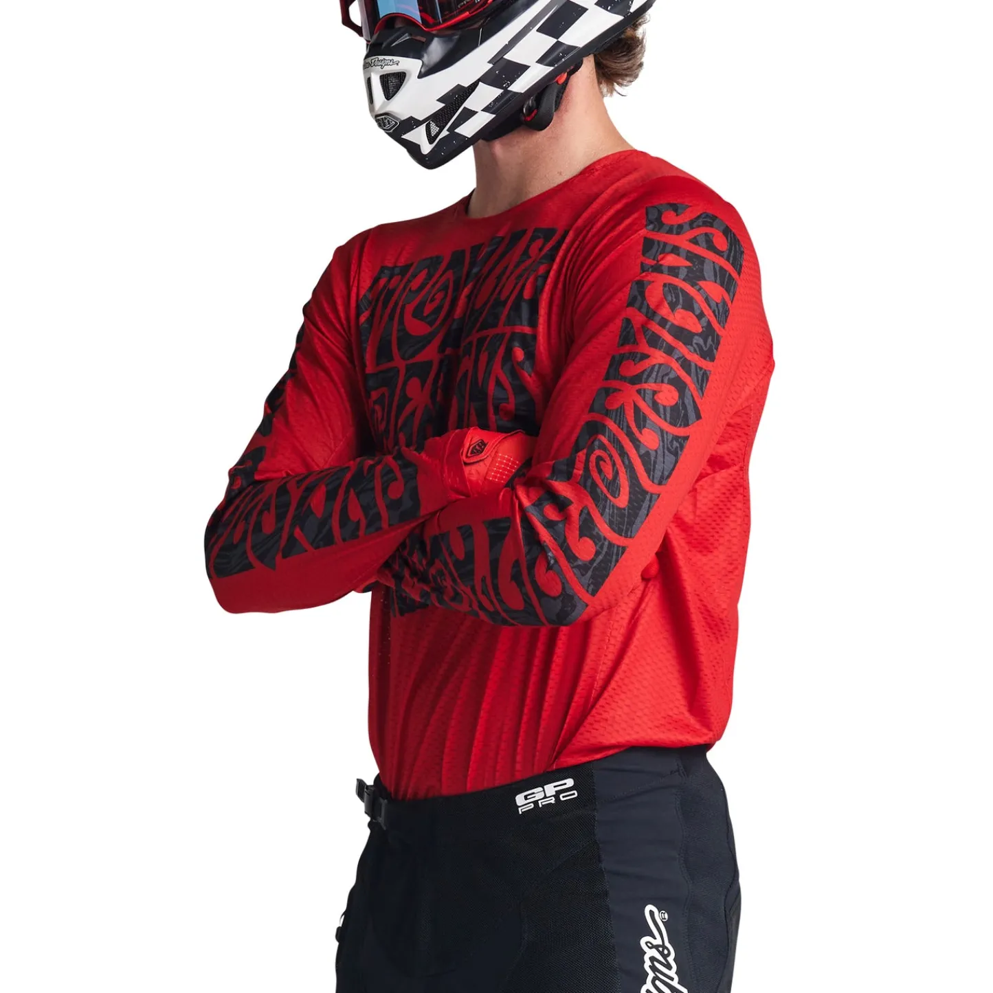Troy Lee Designs Gp Pro Air|Gp Pro^GP Pro Air Jersey Manic Monday Deep Red