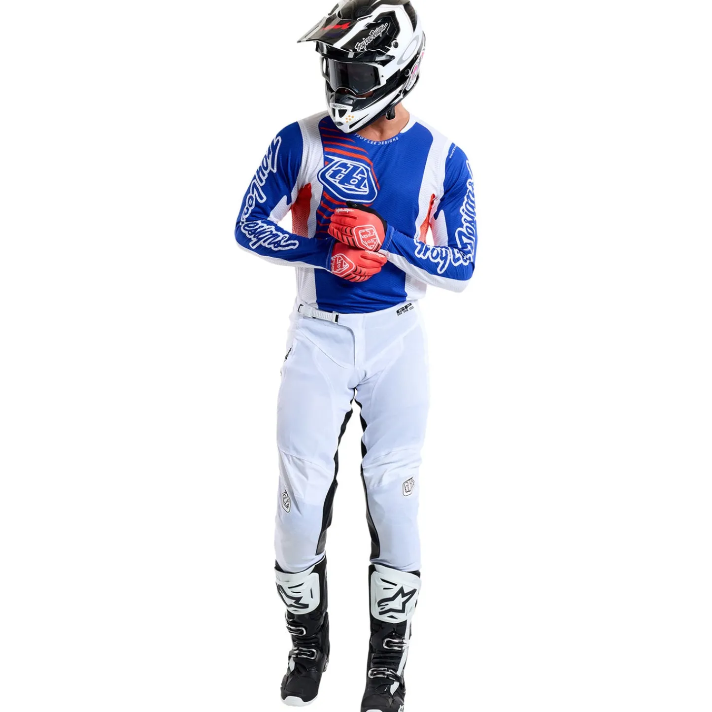 Troy Lee Designs Gp Pro Air|Jerseys^GP Pro Air Jersey Ripple Blue / Orange
