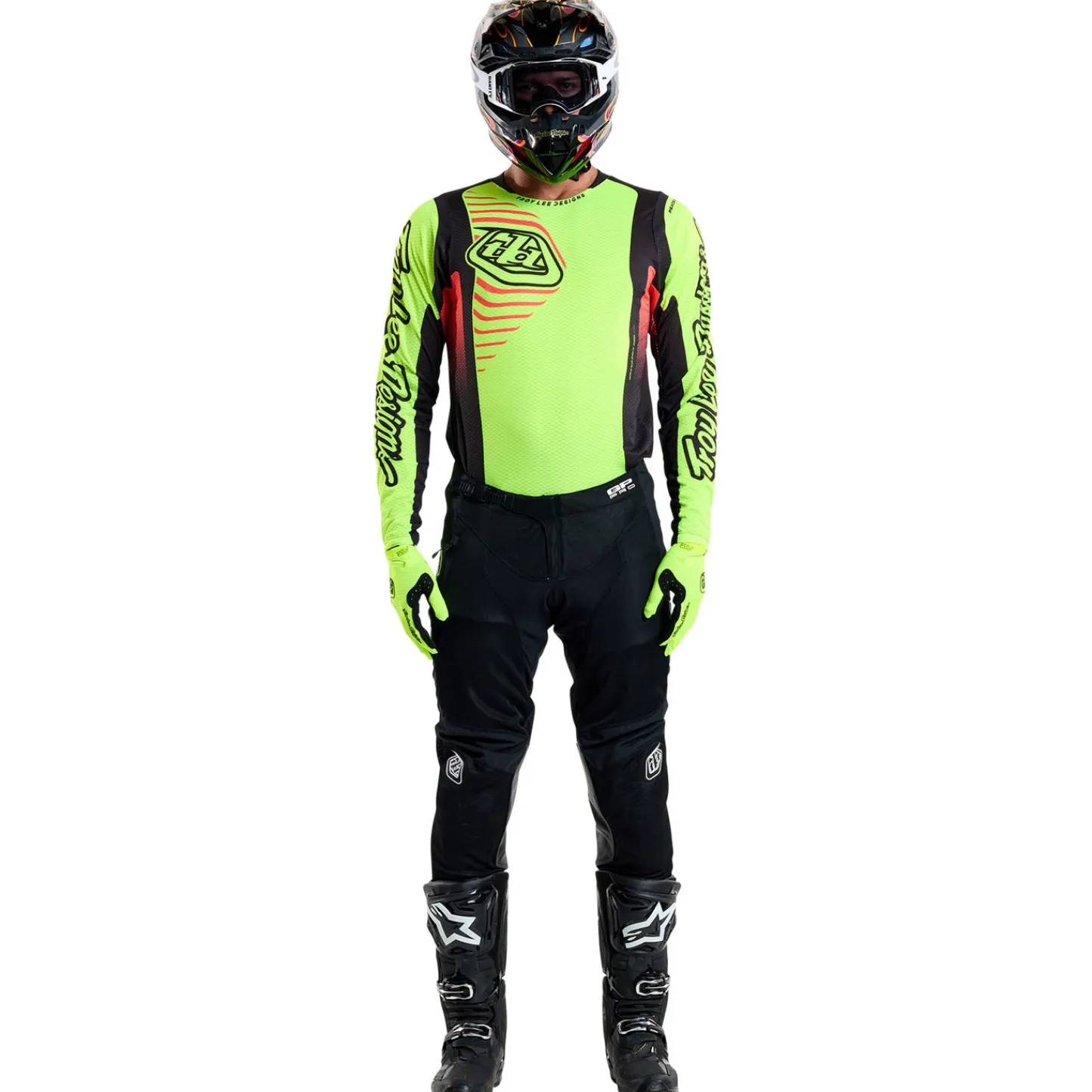 Troy Lee Designs Gp Pro Air|Jerseys^GP Pro Air Jersey Ripple Glo Yellow / Infra Red