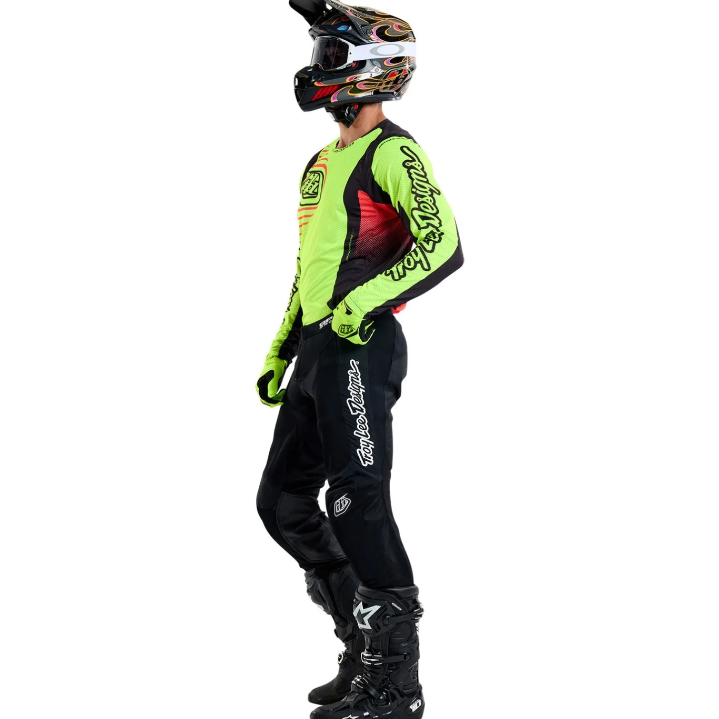 Troy Lee Designs Gp Pro Air|Jerseys^GP Pro Air Jersey Ripple Glo Yellow / Infra Red