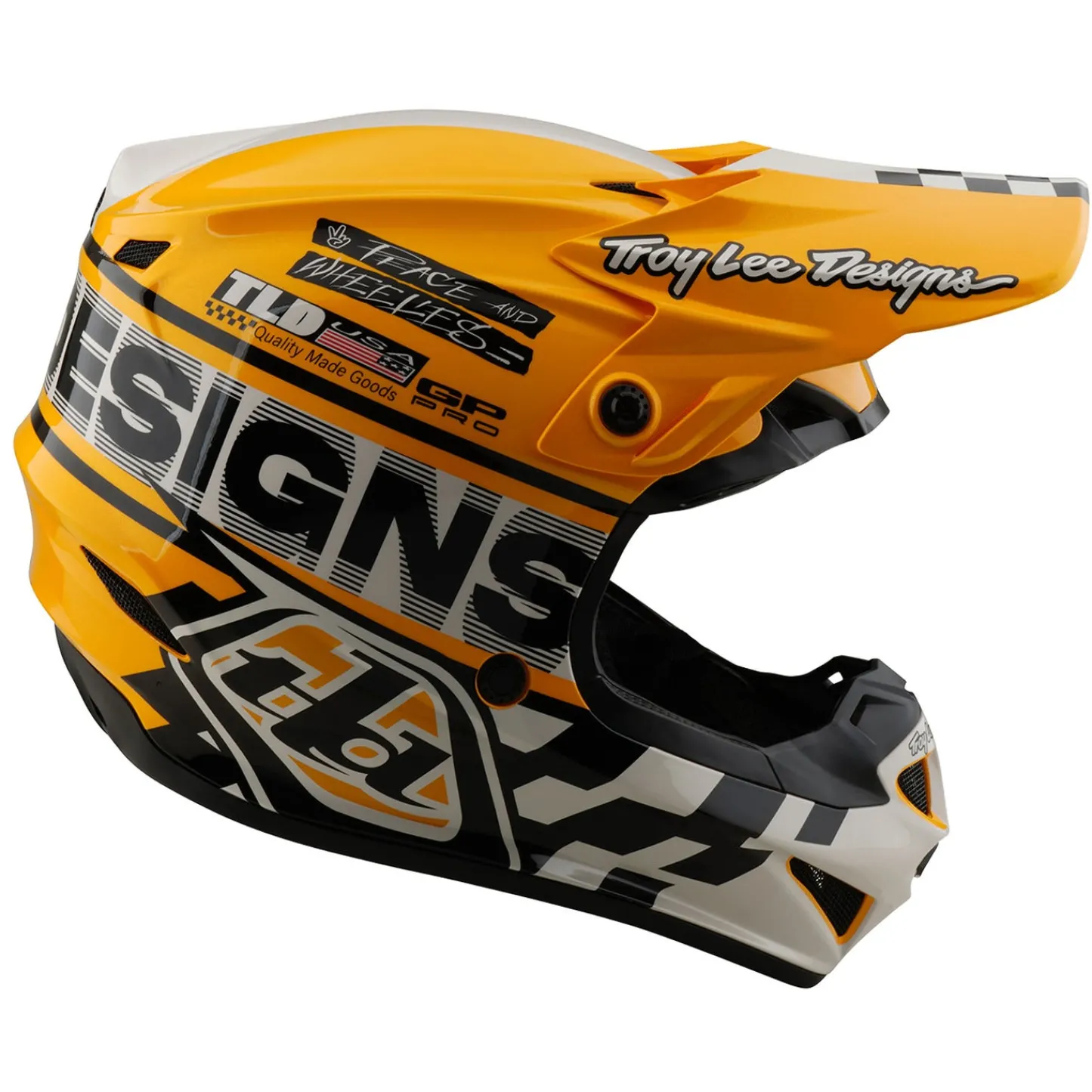 Women Troy Lee Designs Gp Pro|Helmets^GP Pro Helmet Fifty-50 White / Gold