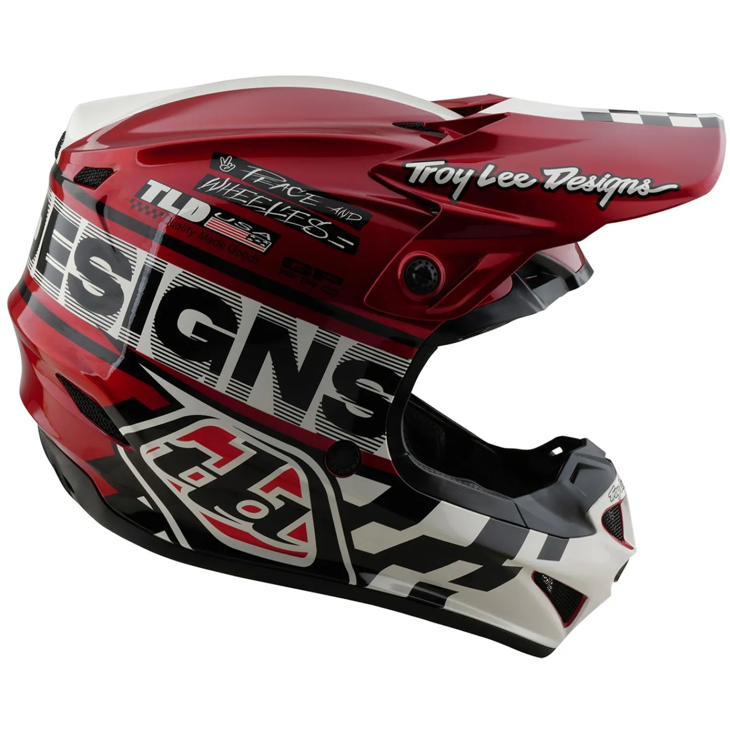 Women Troy Lee Designs Gp Pro|Helmets^GP Pro Helmet Fifty-50 White / Red