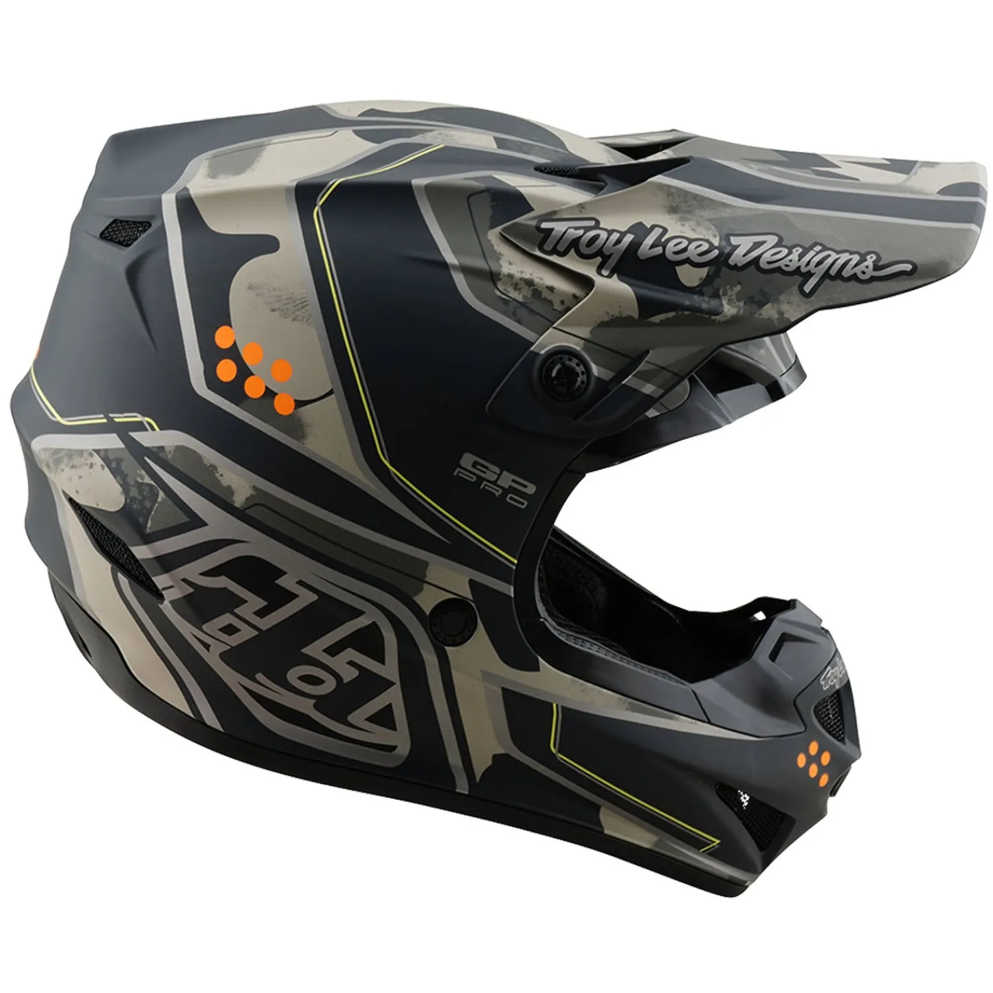 Women Troy Lee Designs Gp Pro|Helmets^GP Pro Helmet Trooper Black / Caper