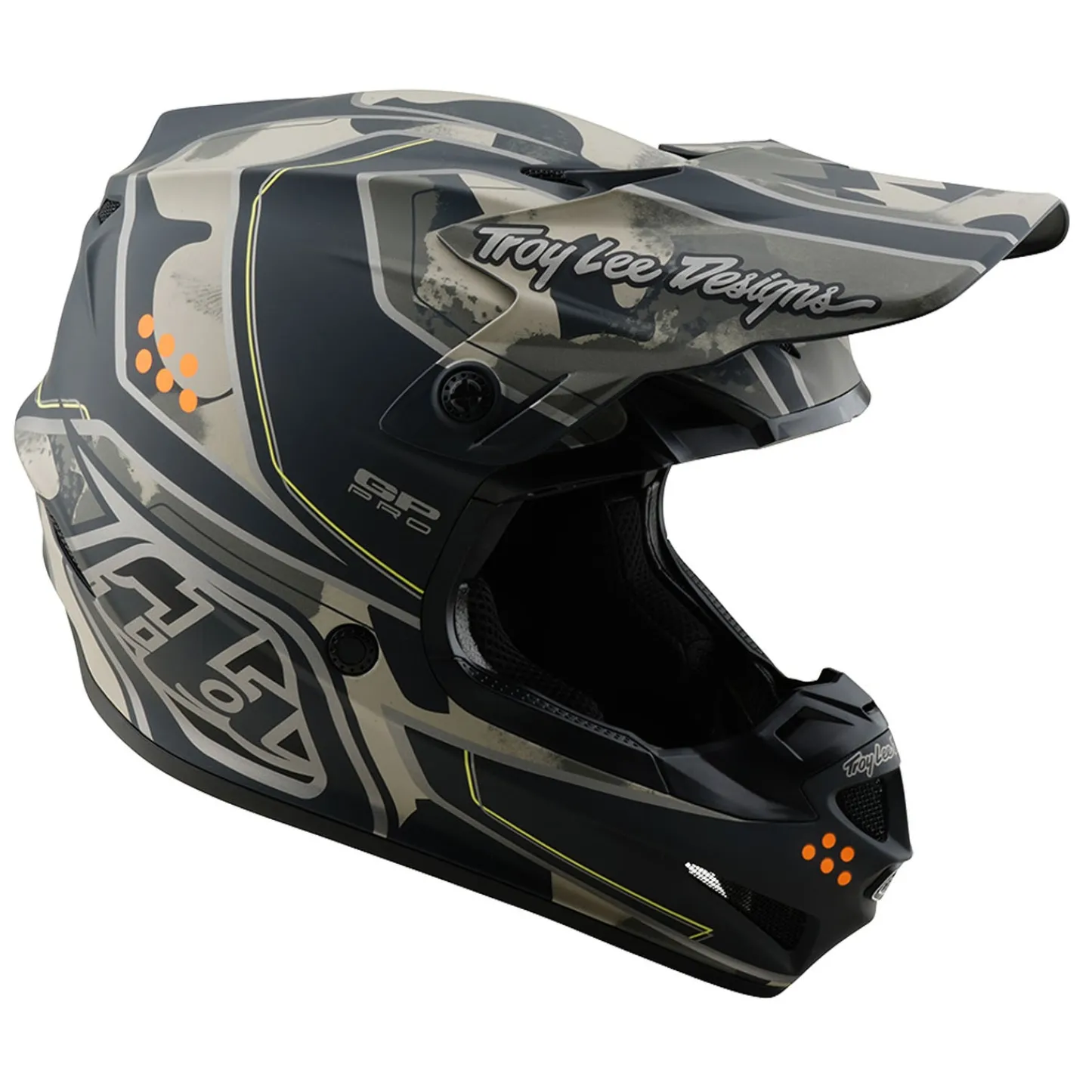 Women Troy Lee Designs Gp Pro|Helmets^GP Pro Helmet Trooper Black / Caper