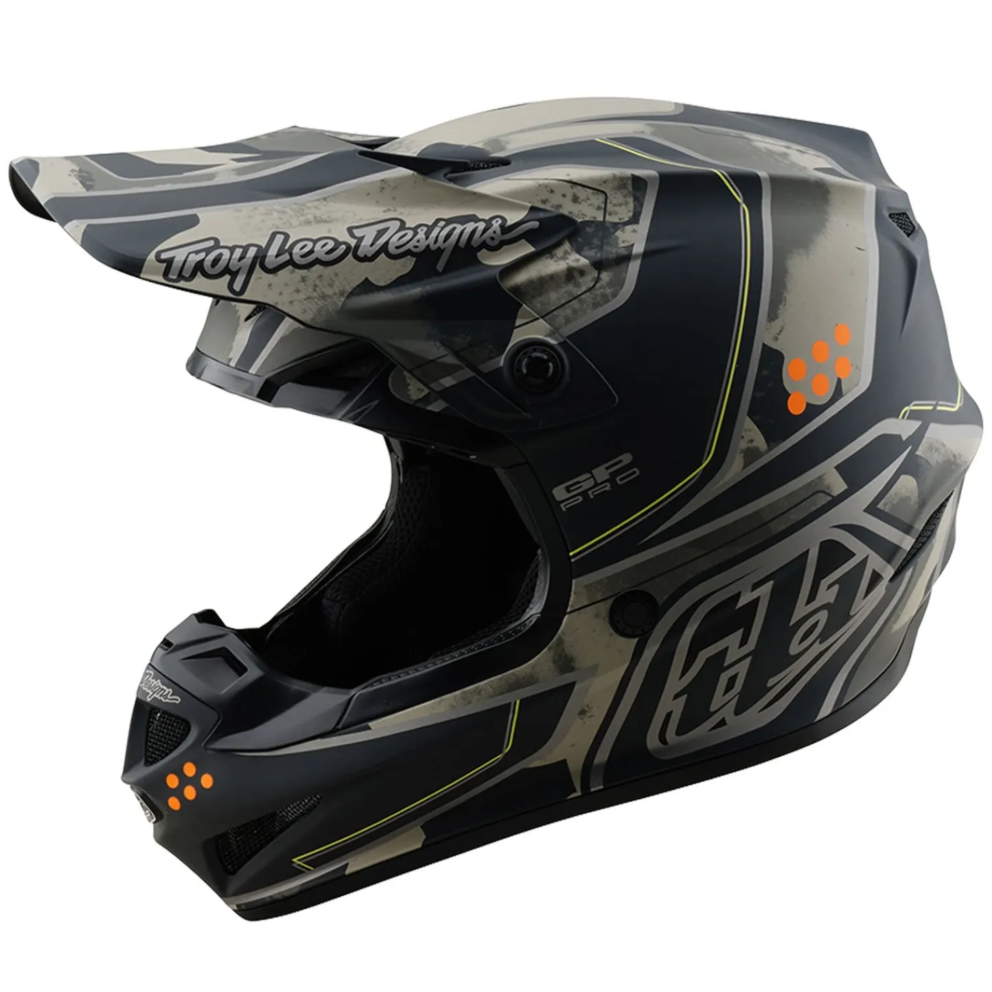 Women Troy Lee Designs Gp Pro|Helmets^GP Pro Helmet Trooper Black / Caper