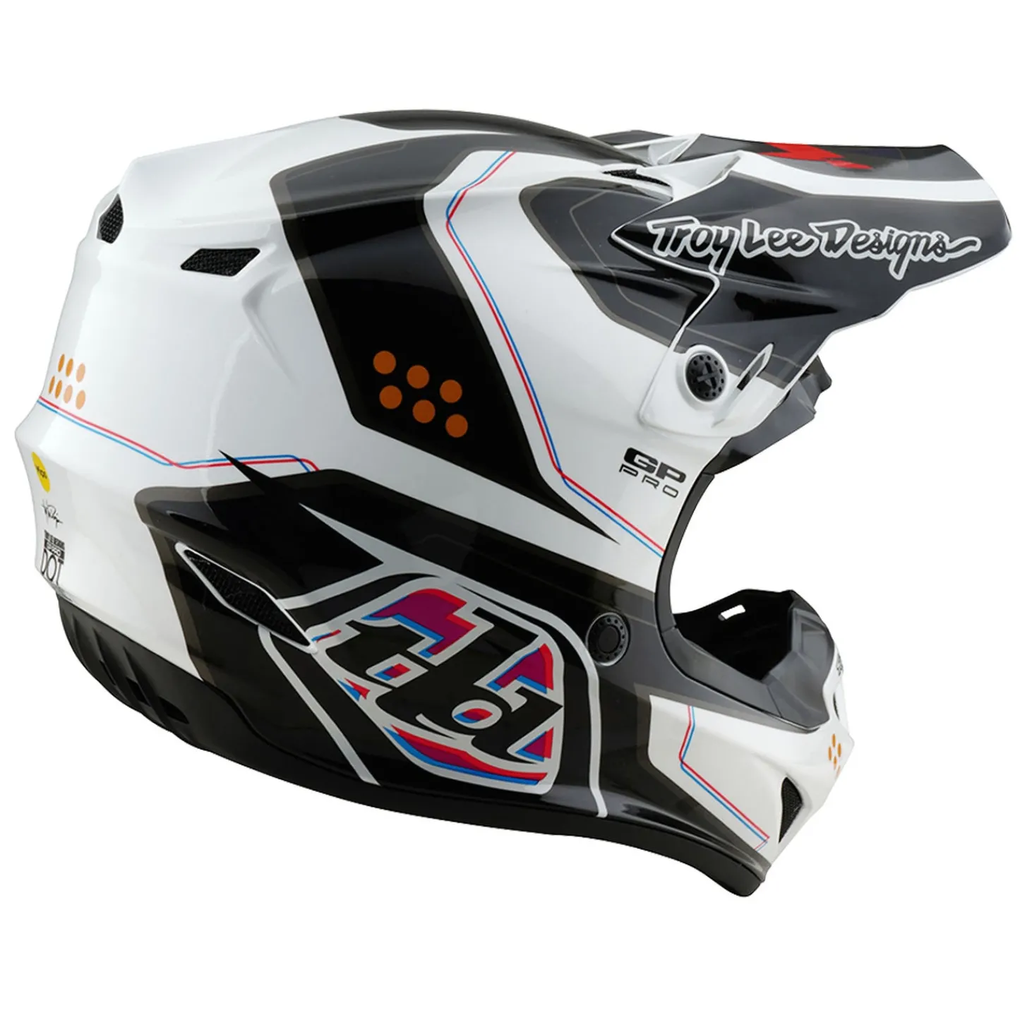 Women Troy Lee Designs Gp Pro|Helmets^GP Pro Helmet Trooper White
