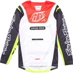 Troy Lee Designs Gp Pro|Jerseys^GP Pro Jersey Blends White / Glo Red
