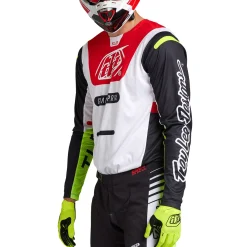 Troy Lee Designs Gp Pro|Jerseys^GP Pro Jersey Blends White / Glo Red