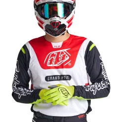 Troy Lee Designs Gp Pro|Jerseys^GP Pro Jersey Blends White / Glo Red