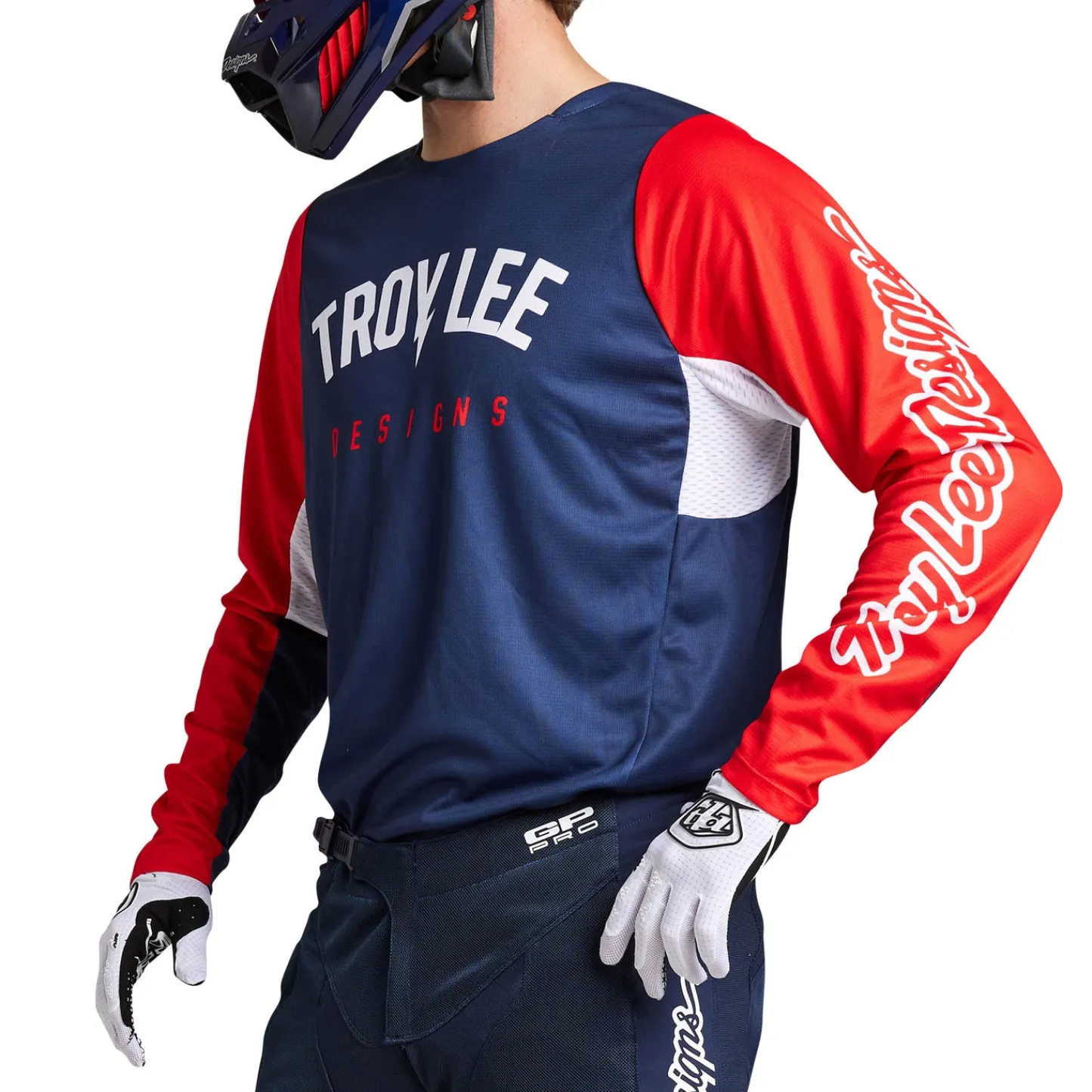 Troy Lee Designs Jerseys^GP Pro Jersey Boltz Navy / Red