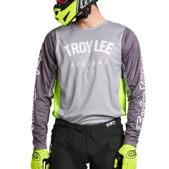 Troy Lee Designs Gp Pro|Jerseys^GP Pro Jersey Boltz Silver / Glo Green