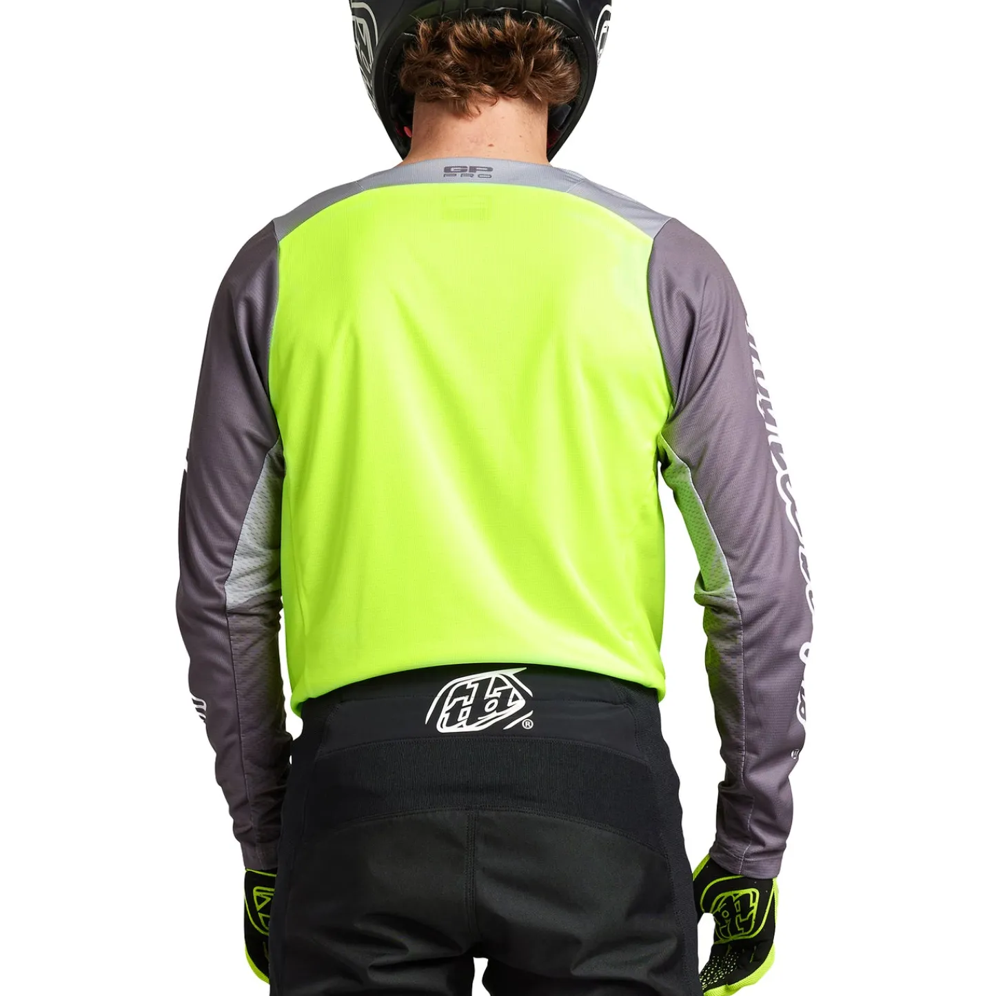 Troy Lee Designs Gp Pro|Jerseys^GP Pro Jersey Boltz Silver / Glo Green