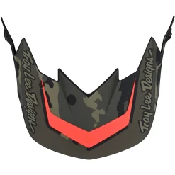 Troy Lee Designs Helmet Accessories|Enduro/Trail^GP Visor Overload Camo Army Green / Gray