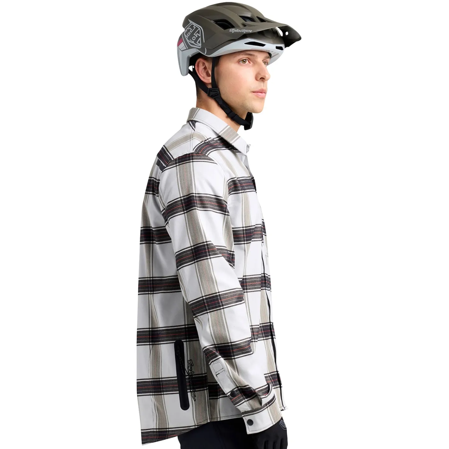 Troy Lee Designs Grind Flannel^Grind Flannel Yd Plaid Mist