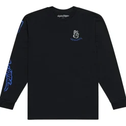 Troy Lee Designs Long Sleeve Tees^Long Sleeve Tee Peace Out Black
