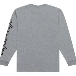 Troy Lee Designs Long Sleeve Tees^Long Sleeve Tee Signature Gray Heather