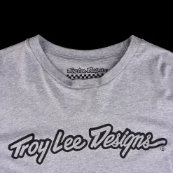 Troy Lee Designs Long Sleeve Tees^Long Sleeve Tee Signature Heather Gray