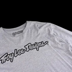 Troy Lee Designs Long Sleeve Tees^Long Sleeve Tee Signature Heather Gray
