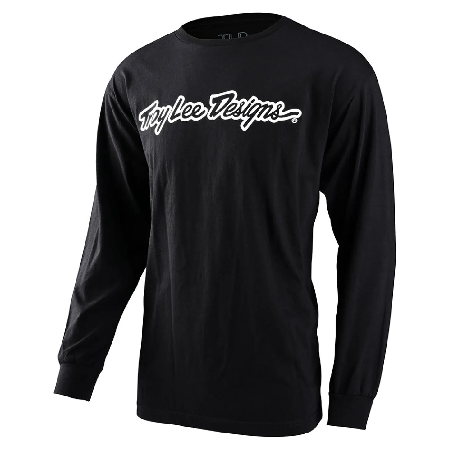 Troy Lee Designs Long Sleeve Tees^Long Sleeve Tee Signature Black
