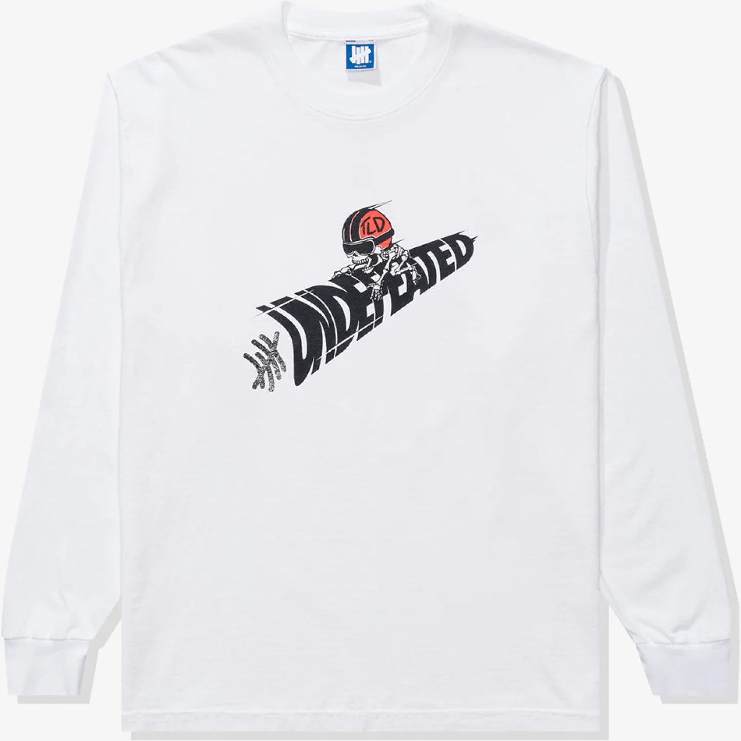 Troy Lee Designs Long Sleeve Tees^Long Sleeve Tee Undefeated X White