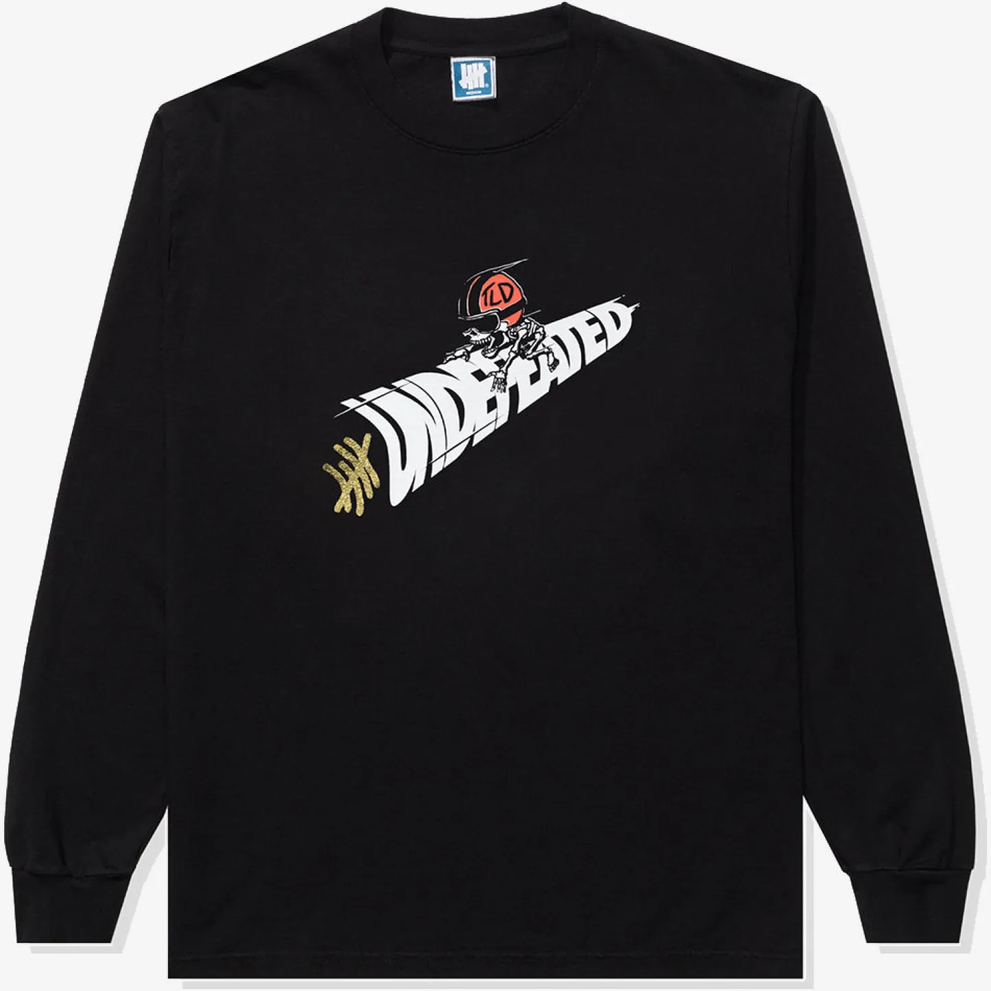 Troy Lee Designs Long Sleeve Tees^Long Sleeve Tee Undefeated X Black