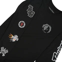 Troy Lee Designs Long Sleeve Tees^Long Sleeve Tee Worldwide Black