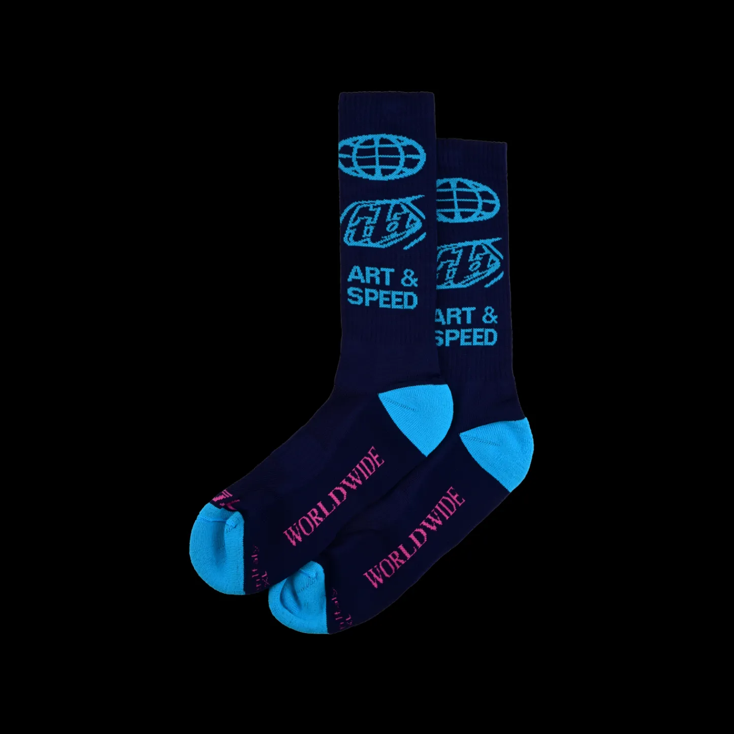 Troy Lee Designs Socks^Mens Performance Socks Worldwide Midnight