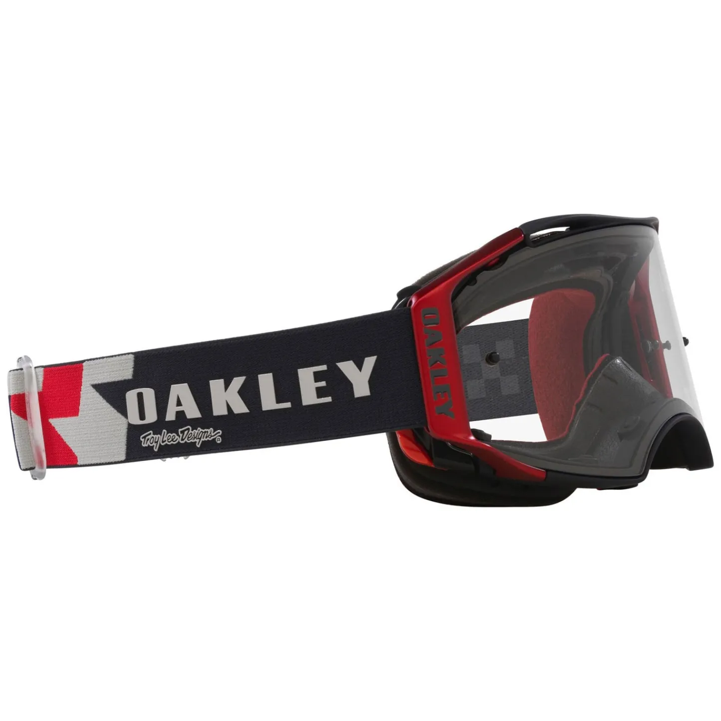 Troy Lee Designs Eyewear / Goggles^Oakley Airbrake Mtb Goggle TLD Rwb Stars Red / White / Blue