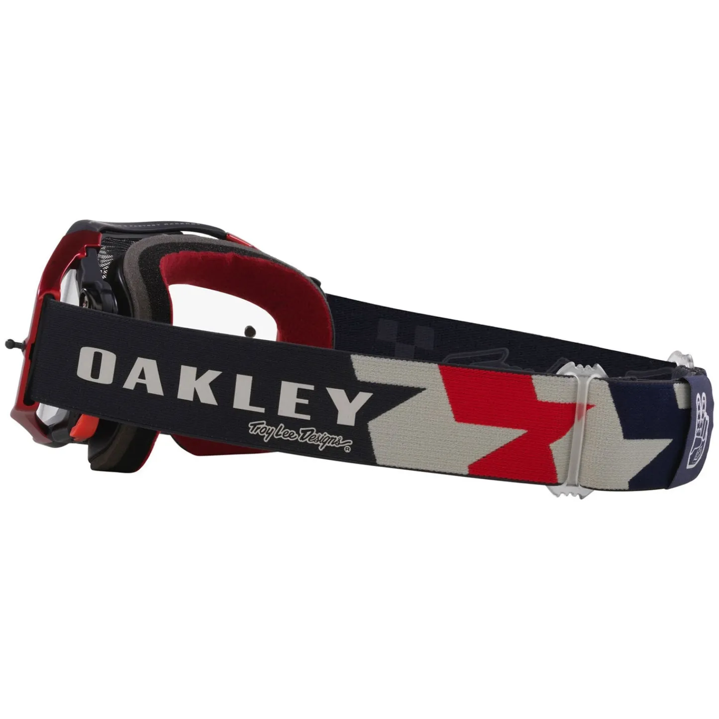 Troy Lee Designs Eyewear / Goggles^Oakley Airbrake Mtb Goggle TLD Rwb Stars Red / White / Blue