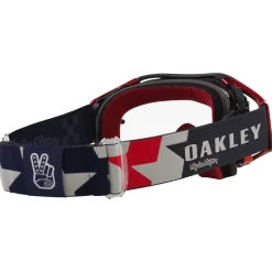 Troy Lee Designs Eyewear / Goggles^Oakley Airbrake Mtb Goggle TLD Rwb Stars Red / White / Blue