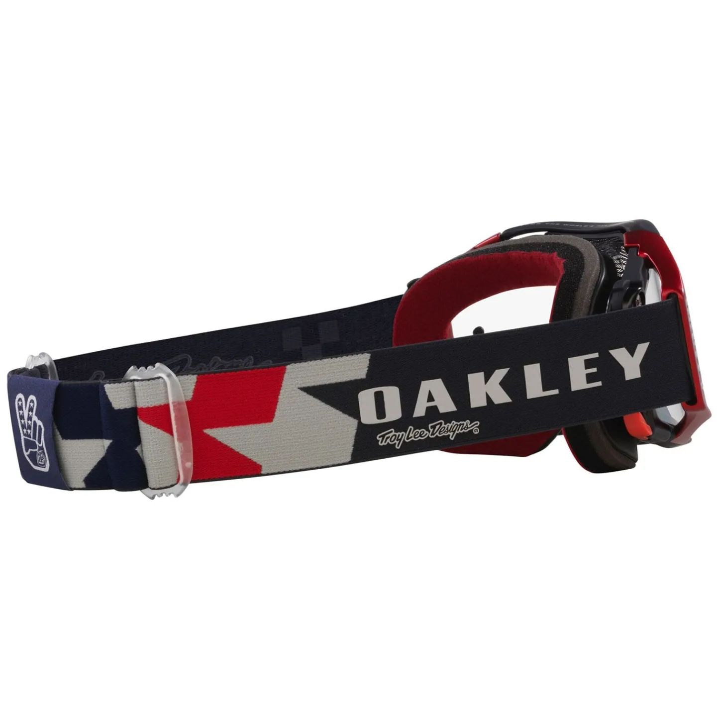 Troy Lee Designs Eyewear / Goggles^Oakley Airbrake Mtb Goggle TLD Rwb Stars Red / White / Blue