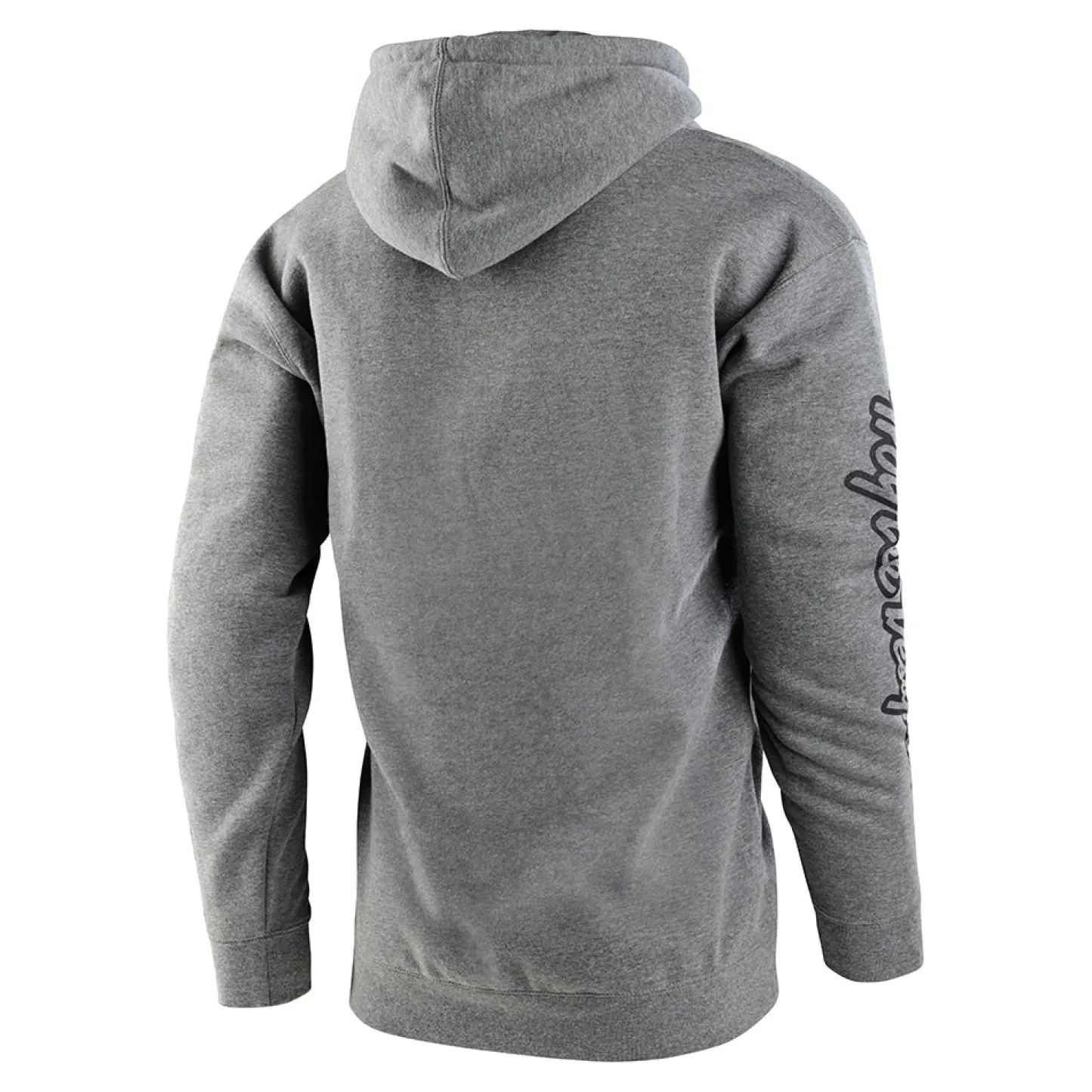 Troy Lee Designs Fleece^Pullover Hoodie Cropped Badge Gunmetal Heather