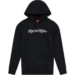 Troy Lee Designs Fleece^Pullover Hoodie Signature Black