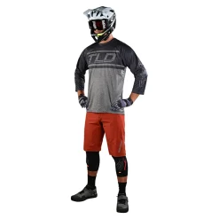 Troy Lee Designs Ruckus|Enduro^Ruckus 3/4 Jersey Bars Gray / Gray Heather