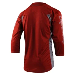 Troy Lee Designs Ruckus|Enduro^Ruckus 3/4 Jersey Bars Red Clay / Gray Heather
