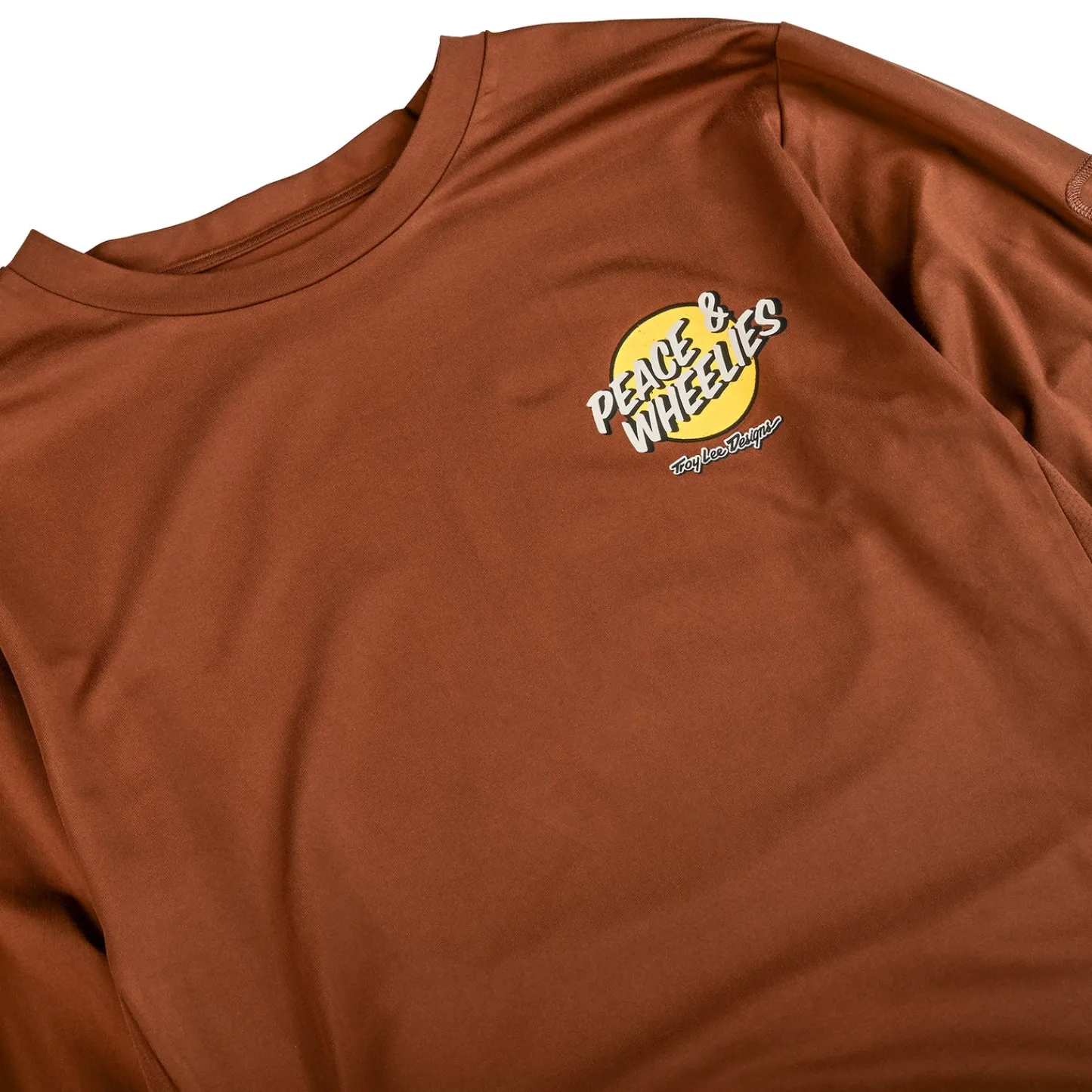 Troy Lee Designs Jerseys|Ruckus^Ruckus Long Sleeve Ride Tee Wheelies Chocolate
