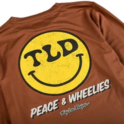 Troy Lee Designs Jerseys|Ruckus^Ruckus Long Sleeve Ride Tee Wheelies Chocolate