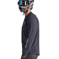 Troy Lee Designs Jerseys|Ruckus^Ruckus Long Sleeve Ride Tee Bolts Carbon