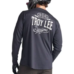 Troy Lee Designs Jerseys|Ruckus^Ruckus Long Sleeve Ride Tee Bolts Carbon