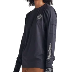 Troy Lee Designs Jerseys|Ruckus^Ruckus Long Sleeve Ride Tee Bolts Carbon