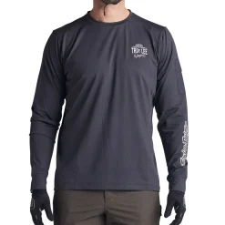 Troy Lee Designs Jerseys|Ruckus^Ruckus Long Sleeve Ride Tee Bolts Carbon