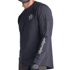 Troy Lee Designs Jerseys|Ruckus^Ruckus Long Sleeve Ride Tee Bolts Carbon
