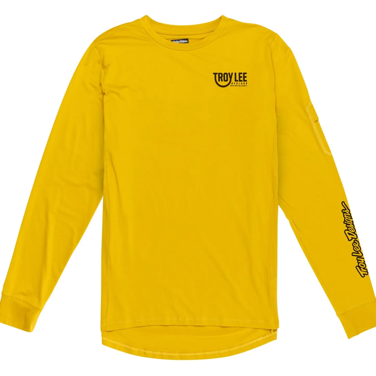 Troy Lee Designs Jerseys|Ruckus^Ruckus Long Sleeve Ride Tee Eyez Safron