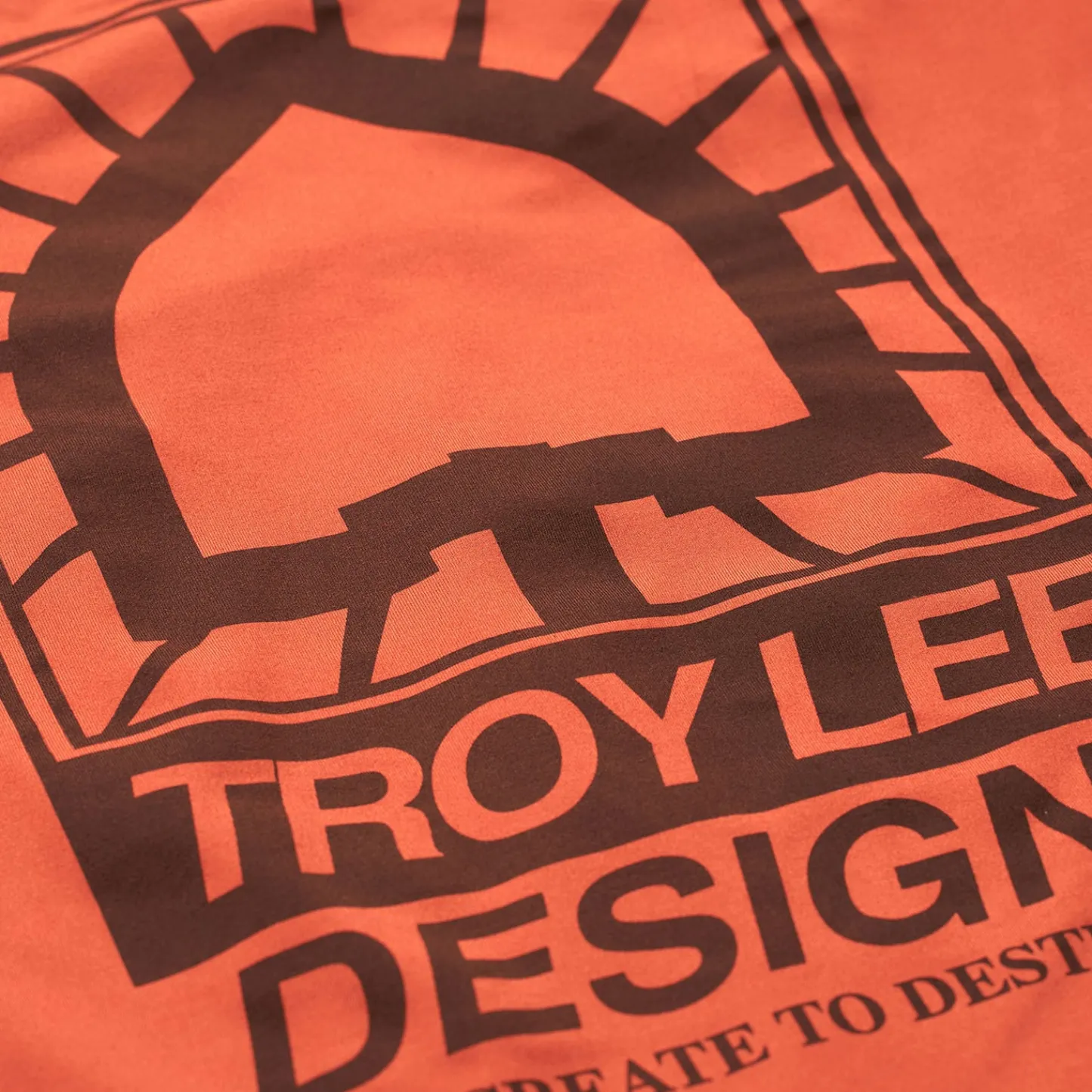Troy Lee Designs Jerseys|Ruckus^Ruckus Long Sleeve Ride Tee Create To Destroy Brick