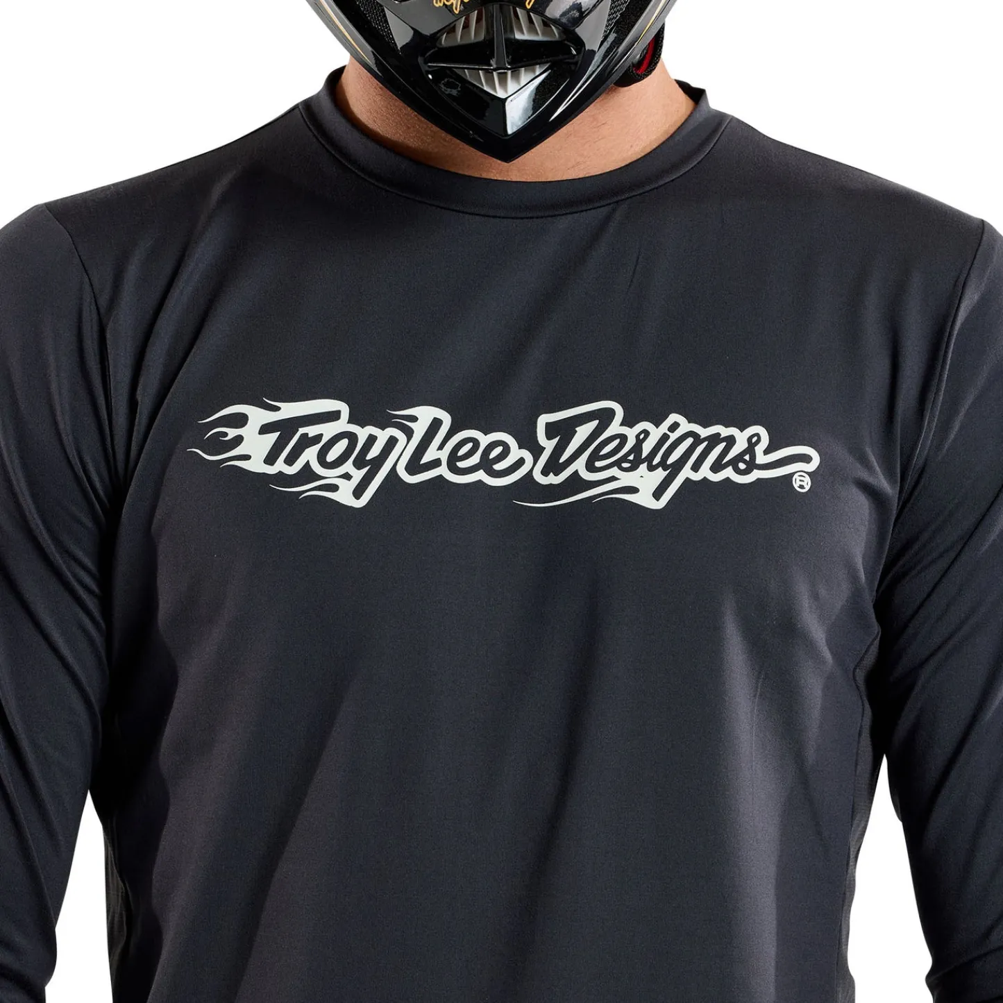 Troy Lee Designs Jerseys|Ruckus^Ruckus Long Sleeve Ride Tee Burn Out Carbon